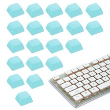 20Pcs XDA Profile Keycap Set PBT Mechanical Numeric Keypads, Dark Cyan