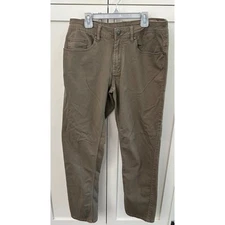 Buffalo Sarcher Slim Straight Stretch Pants Extensible Olive Green 32x32lo