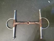 Used eggbutt full cheek snaffle Bit 5 in sweet iron mouth 