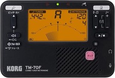 KORG TM-70F Tuner/Metronome Black for Brass Bands and Orchestras From Japan