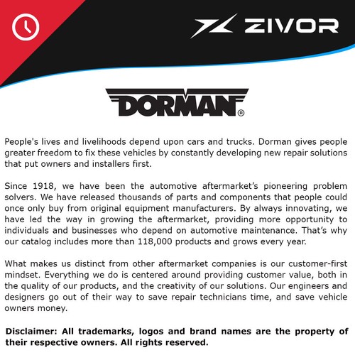 DORMAN Pressurized Coolant Reservoir For TOYOTA RAV 4 11/2005-12/2013 #603-565 - Picture 2 of 5
