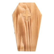 Halloween Decorative Wood Coffin Keepsake Box For Jewelry Ashes