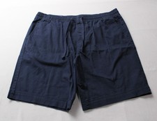 Nautica Men's Classic Fit Stretch Drawstring Shorts EJ3 Navy Seas Large NWT