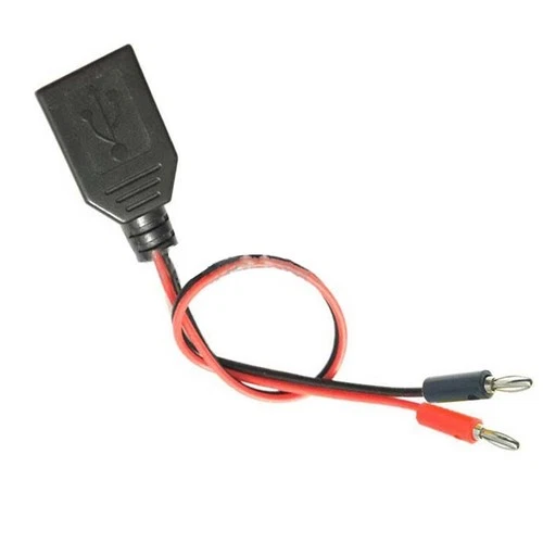 USB Female to 4MM Banana Plug Test Lead Charging Cable USB Socket to Banana Plug - Bild 5 von 5