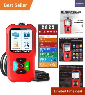 MP69038 Elite Edition Motorfehlercodeleser - Universelle Passform & einfache Bedienung