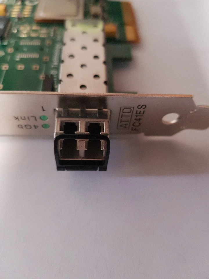 Atto Technoogy FC-41ES Single Channel 4Gb/s Fibre Channel PCIE Host Adapter - Image 2 of 2