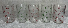 Vintage Kraft Cheese Spread Glass Jar Stars 3.5in Tall 4oz Set Of 5