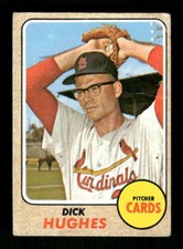 1968 Topps Baseball 253 Dick Hughes GD crease BXCP40