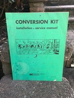 Kid Niki Radical Ninja by Data East Arcade Conversion Kit Installation Manual