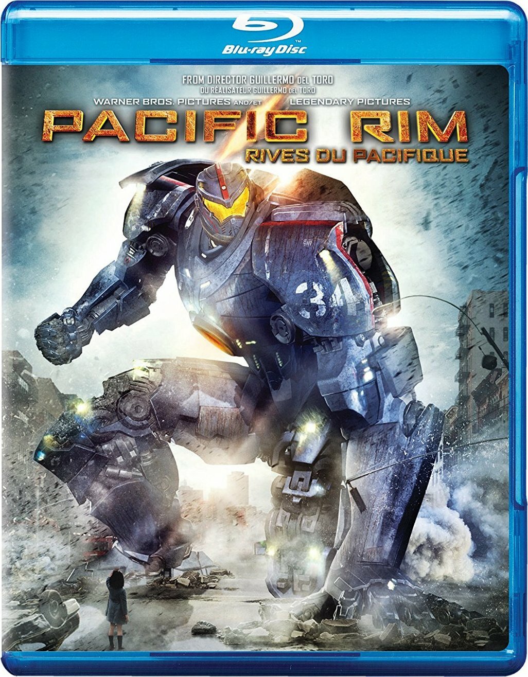 Pacific Rim [Blu-ray + DVD] w. Lenticular Slipcover LIKE NEW, DISCS MINT