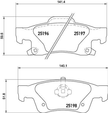 Fits BREMBO P 37 016 Brake Pad Set, disc brake P 37 016 Brake pads se ⭐UK Stock⭐ - Image 18