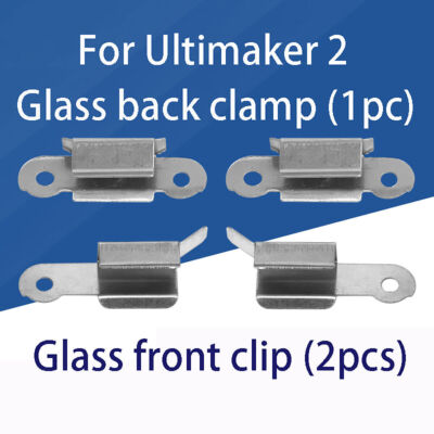 Für Ultimaker Heißbett Glasplatte Platine Clip 3D Drucker Hardware Edelstahl