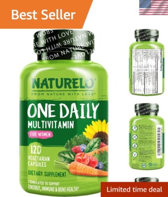 One Daily Multivitamin for Women - Energy & Beauty Support - 120  Capsules