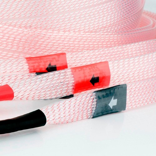 Pair OCC Flat Silver Plated Speaker Cable W/ Banana / Spade Plug for Amplifier - 第 12/26 張圖片