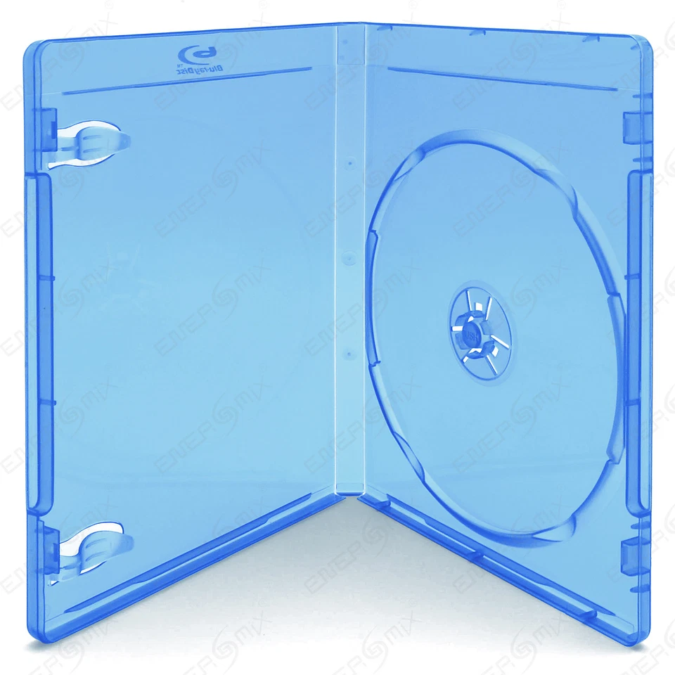 ENERGMIX 100 1 Fach Bluray single Case box 11mm für 1 Disk Box Leer Hülle Hüllen 1 Fach