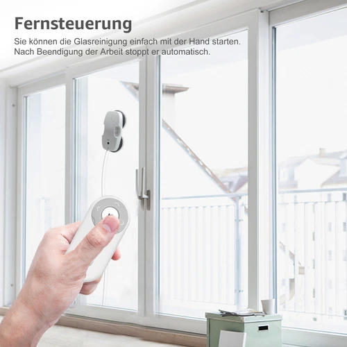 HUTT DDC55 Fensterputzroboter 3800Pa Automatischer Fenstersauger 12xStück Lappen - Bild 6 von 9