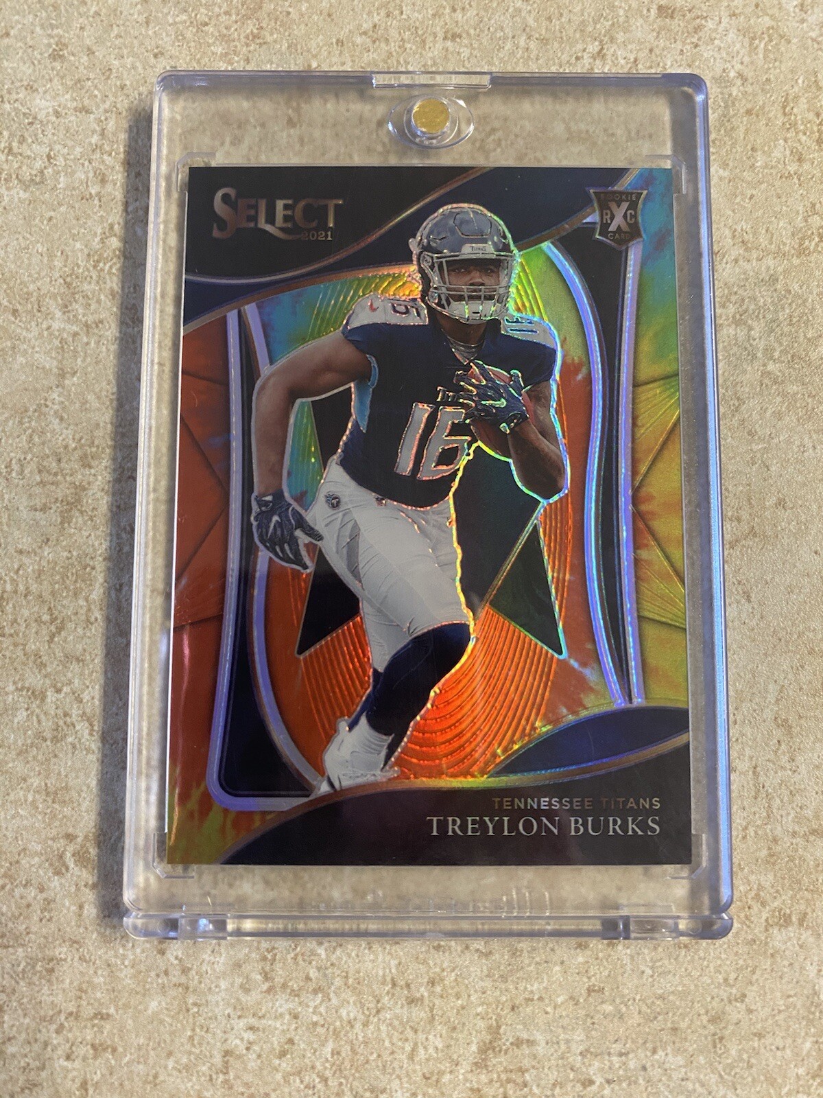 2021 Select XRC Treylon Burks *NUMBER MATCH* Tie-Dye 16/25 (Lowest Jersey Match)