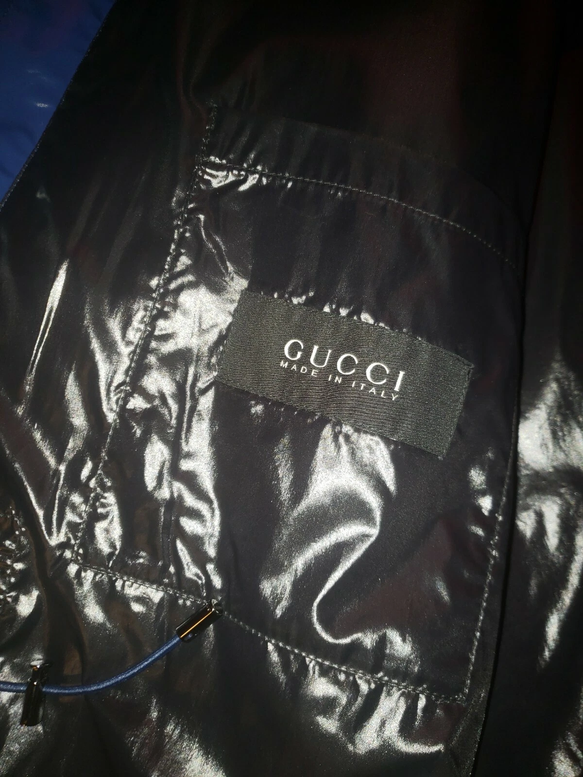 GIACCA UOMO GUCCI TRENCH ANTIPIOGGIA 100% AUTENTICA EU 54 US XL