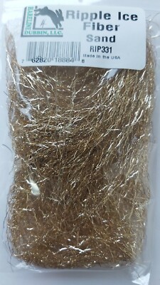 Hareline Fly Tying Synthetics ''  RIPPLE ICE FIBER '' color: SAND