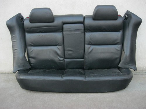 LEDER Rücksitzbank VW Passat 3B Variant schwarz Rückbank Ausstattung