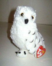 NWT TY Beanie Baby SUMMIT the Snowy Owl Plush Borders Exclu 6" RARE & RETIRED