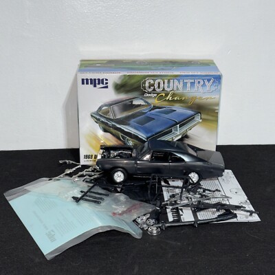 MPC 1969 Dodge Country Charger RT 1:25 Model Kit Car Black Collectible ...
