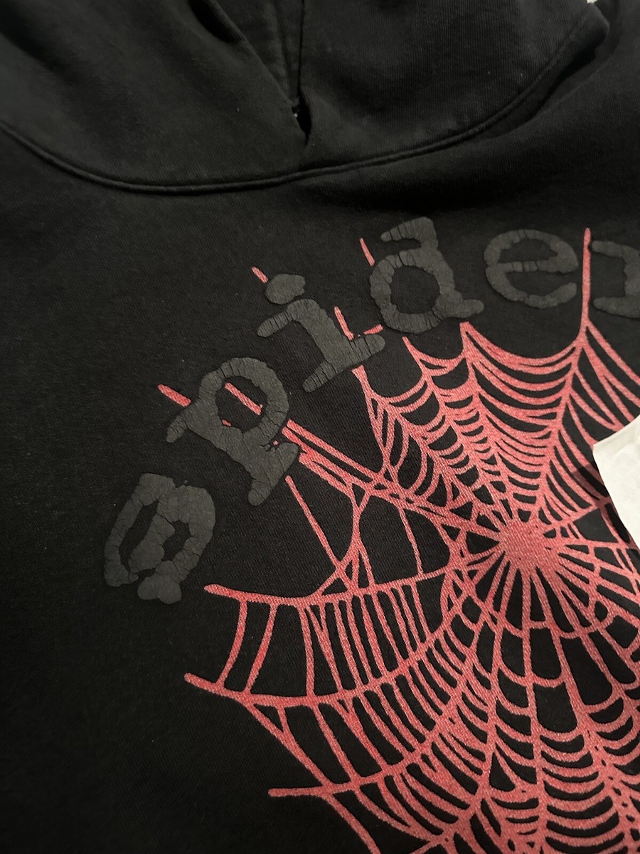 First Drop* Sp5der Web Hoodie (Black/Red) | eBay
