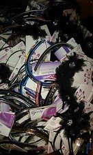 LOT OF 30 THIN HEADBANDS-SCUNCI, GOODY CONAIR