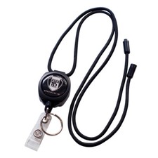 Heavy Duty Retractable Badge Reel Lanyard Combo - Badge Holder w/ Key Ring