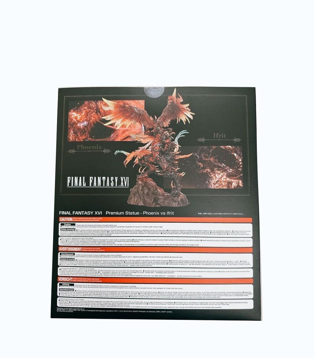 SF・ファンタジー・ホラー FINAL FANTASY XVI Premium Statue Final Fantasy XVI Phoenix VS Ifrit Premium Statue SQUARE