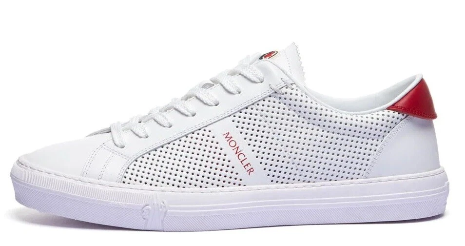 Moncler — NW MONCLER low-top sneakers trainers New Monaco 4M0030602SSC white leather w/cod