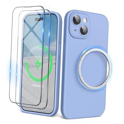 Designed for iPhone 15 Case Compatible with MagSafe (6.1 inch Winter Blue-image