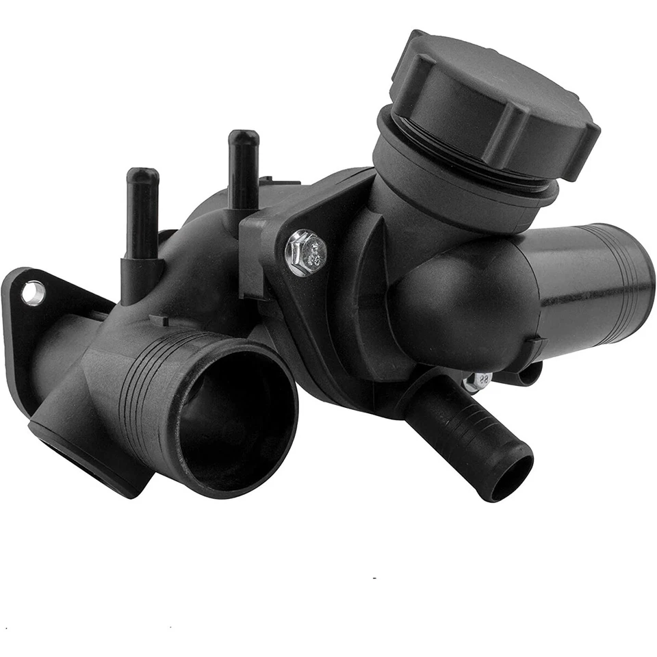 Carcasa termostato refrigerante motor para Ford Thunderbird V8 3,9 L 2003-2005 Foto 4 de 4