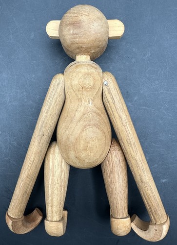 Vintage Kay Bojesen Style Teak Wood Hanging Monkey Japan MCM - Picture 9 of 17
