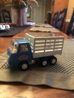 Vintage 1970’s Mini Tonka Blue Livestock Truck, Pressed Steel Good Condition