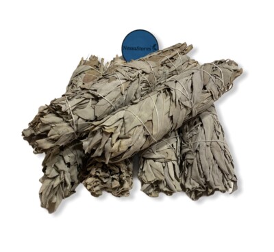 NessaStores- California White Sage Smudge Incense 7''-8'' Bundle (7 pcs) #JC-009