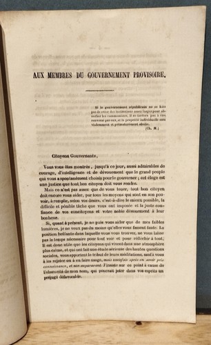UTOPIE AGRAIRE ANTICAPITALISTE 1848/ Charles MARCHAND : COLONISATION AGRICOLE - Imagen 3 de 5