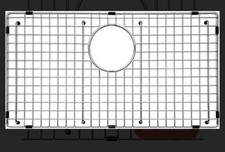 Serene Valley Bottom Grid 22 X 14.5 Rear Drain Corner Radius 3/16