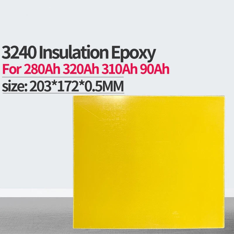 Insulation Epoxy Plate for 3.2V 280Ah 320Ah 310Ah 90Ah 12.8V Lifepo4 Battery Use