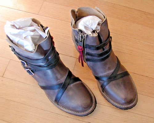Freebird By Steven Shine Size 8 M MADISON ankle boots. NEW IN BOX - Picture 3 of 9