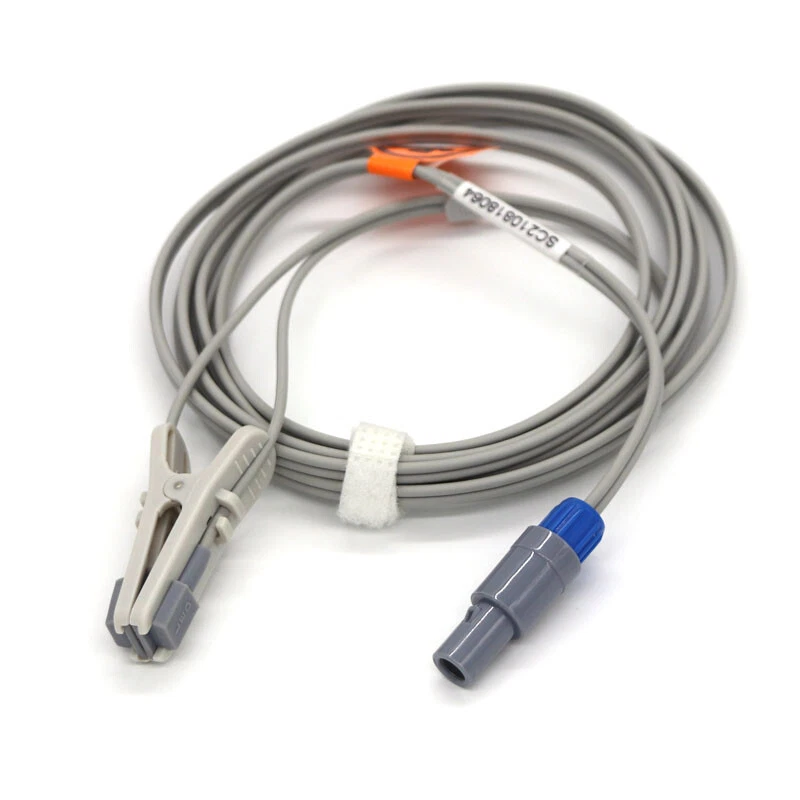 Зонд зажим для уха взрослого / домашнего животного SpO2 датчик зонд 5Pin подходит для CONTEC CMS6000 CMS60C - Изображение 2 из 4