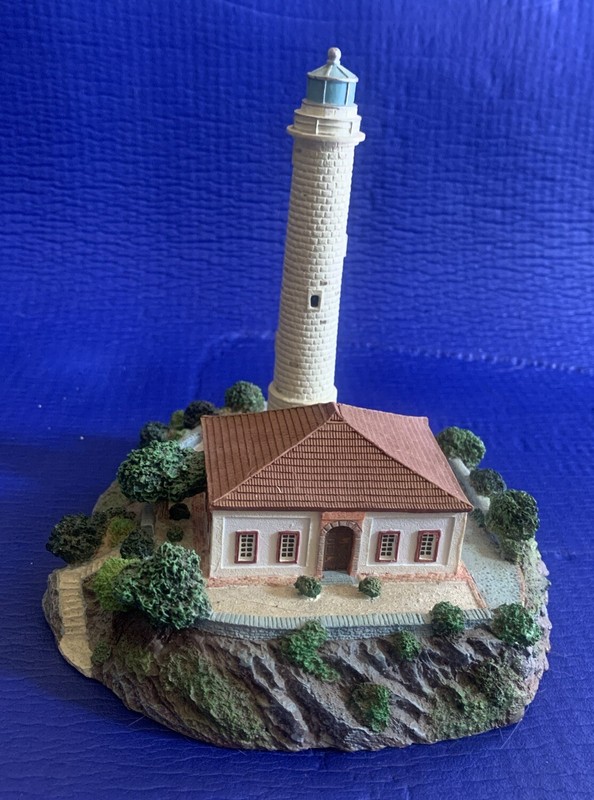 Calaburras Lighthouse Malaga, Spain Danbury Mint 1994 - 6 3/8” X 6 3/8”, MINT