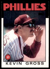 1986 Topps Baseball Card Kevin Gross A Philadelphia Phillies #764