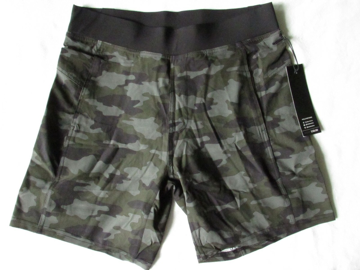 Kyodan Mens size S Army Green Camo Print Stretch Athletic