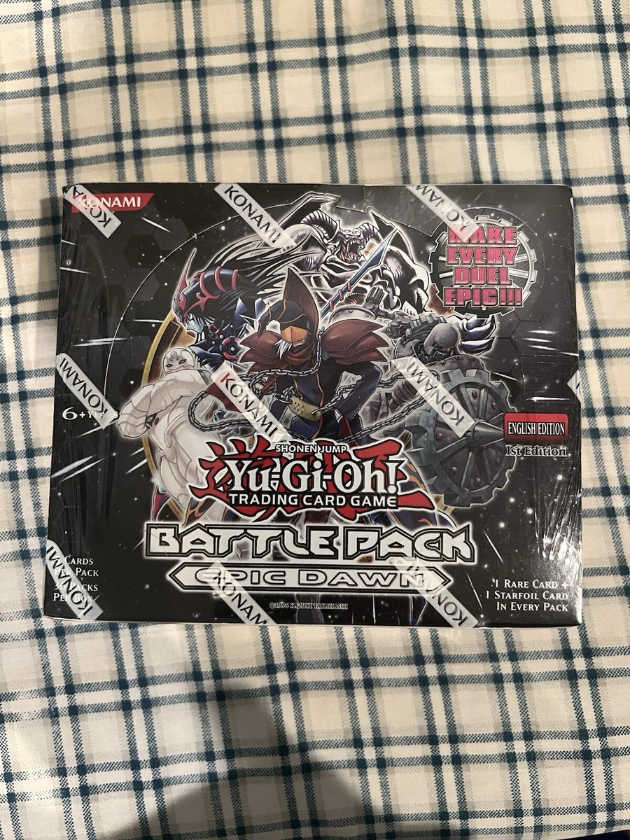 yugioh epic dawn booster box Amazon.com: YuGiOh Epic Dawn Battle Pack Unlimited Booster Box 36 Packs :  Toys & Games