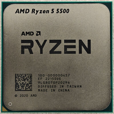 AMD Ryzen 5 5500 6 Core AM4 CPU Twelve-Thread 3.6GHz