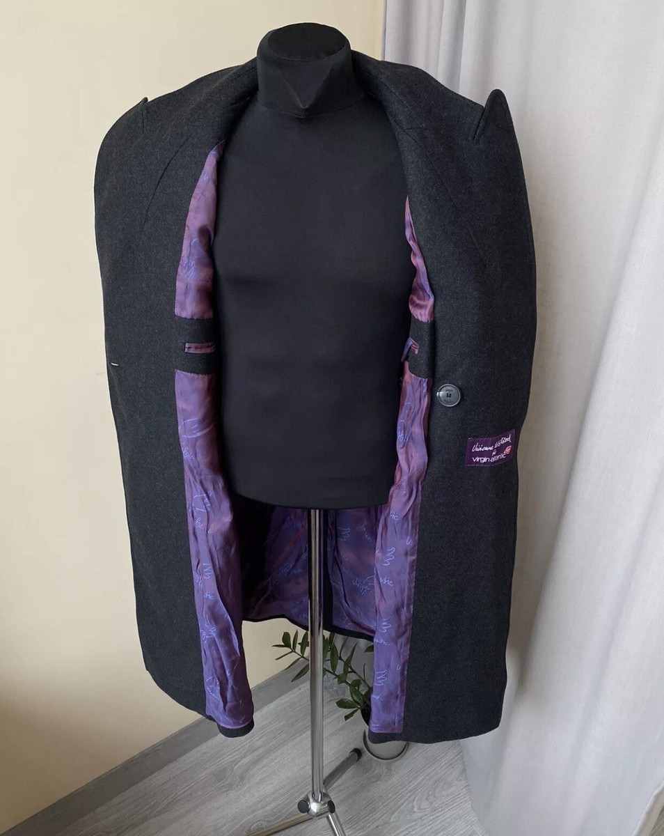 Vivienne Westwood for Virgin Atlantic wool Coat jacket men's Vivienne Westwood for Virgin Atlantic wool Coat jacket men's