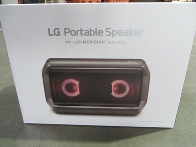 lg portable speaker with meridian technology