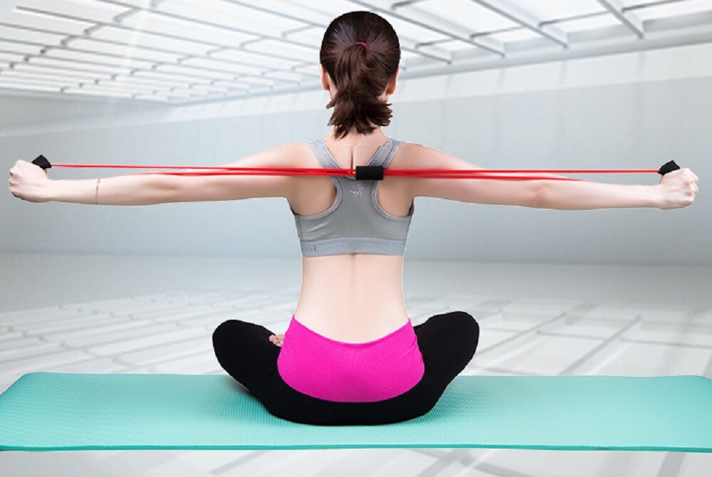 Latex Resistance Band Rope &ndash; Stretch Fitness Tube for Yoga, Pilates & Gym