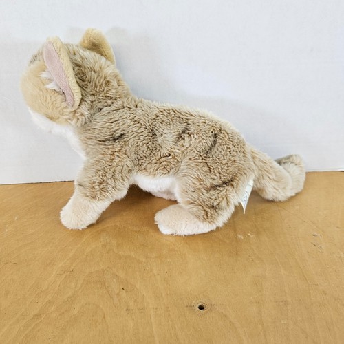SOS Save Our Space Sand Cat Plush Stuffed Animal Leosco Realistic Zoo Exclusive - Picture 4 of 8